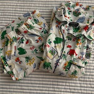 Kate Spade Women's Colorful Garden Pajama Set size Medium